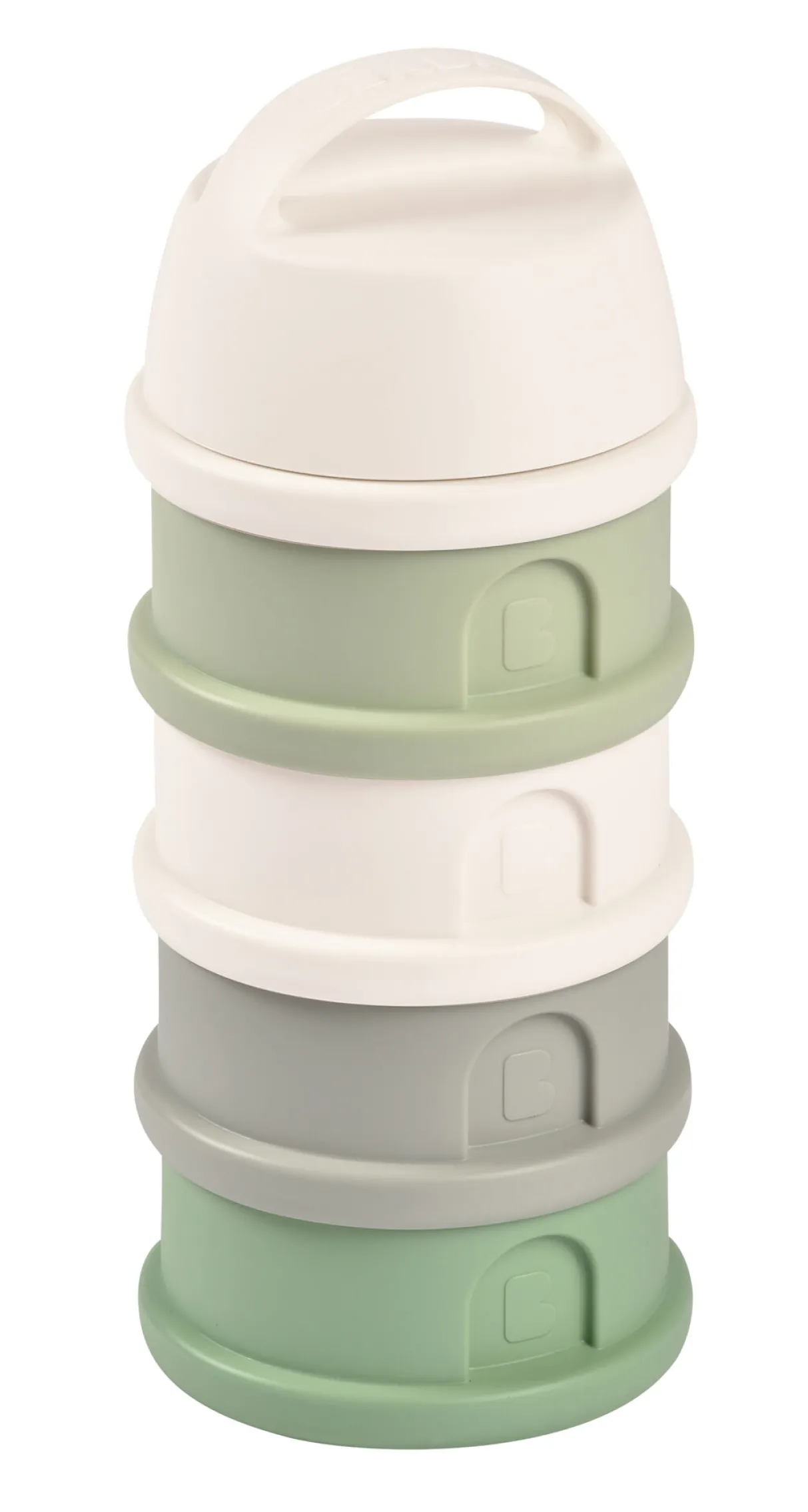 BÉABA Sorties De Bébé*Boite Doseuse 4 Compartiments Cotton / Sage Green