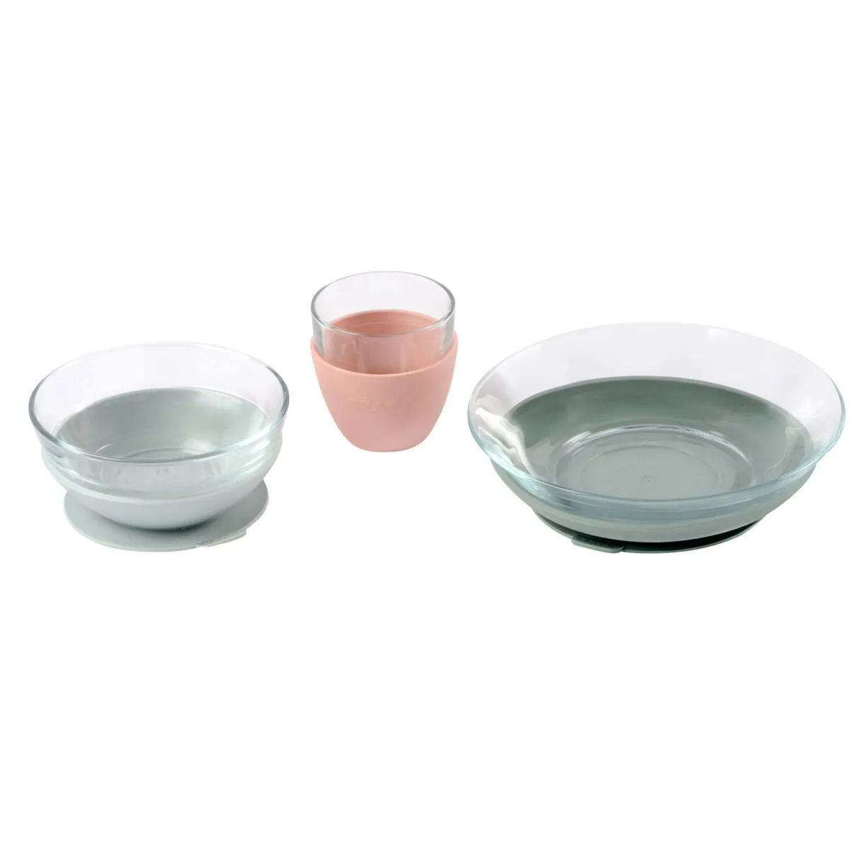 BÉABA Couverts, Vaisselle Et Bavoirs*Coffret Repas Verre Eucalyptus