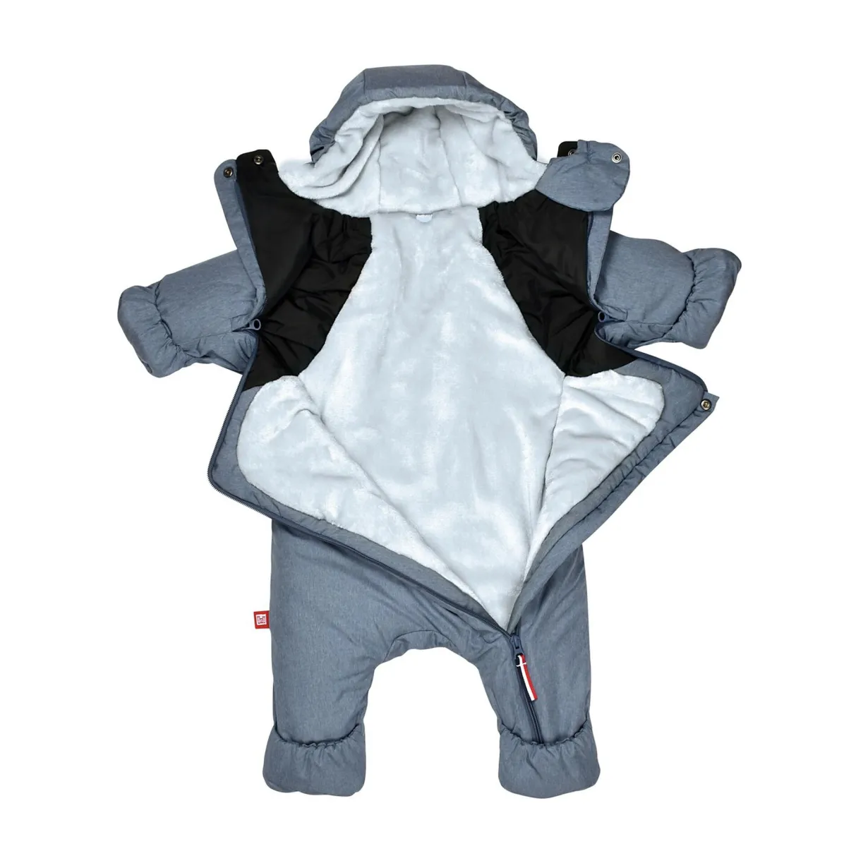 BÉABA Chancelieres Et Nids D'Ange*Combi T-Zip 0-6M Heather Blue