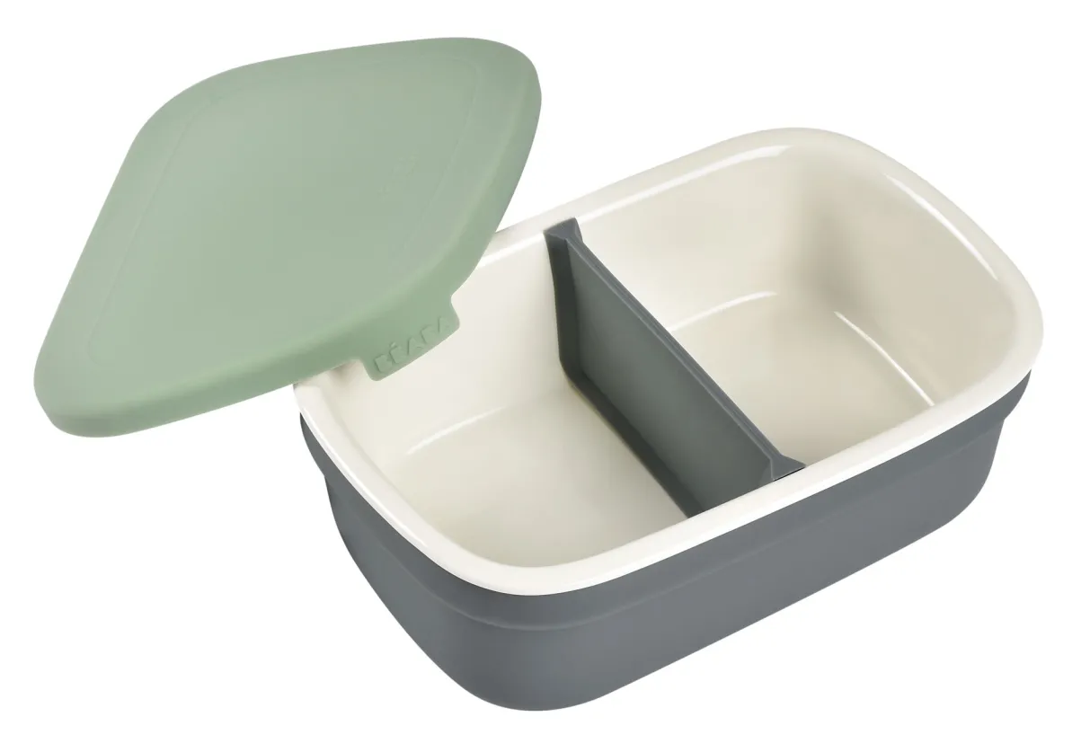 BÉABA Goûter Sain*Lunch Box Ceramique Mineral / Sage Green